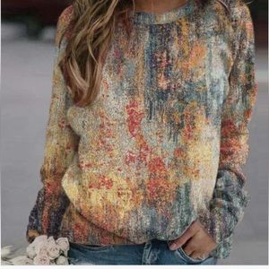 Sz S Multi Color Top